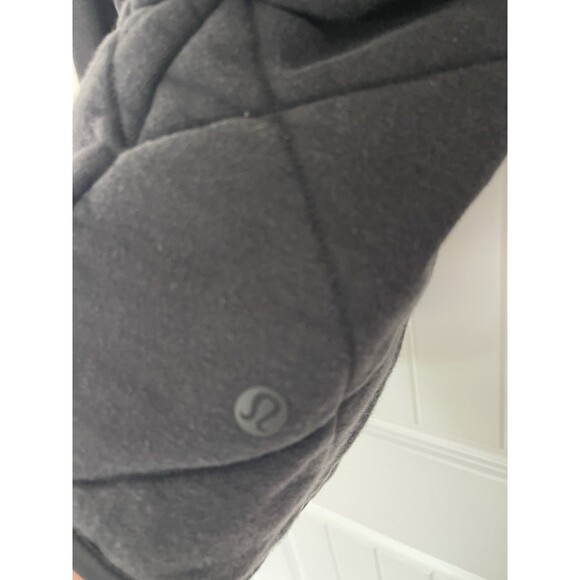 Lululemon Reversible Jacket Women Size 6 Quilted Bomber Pockets Black with tag - Picture 7 of 11